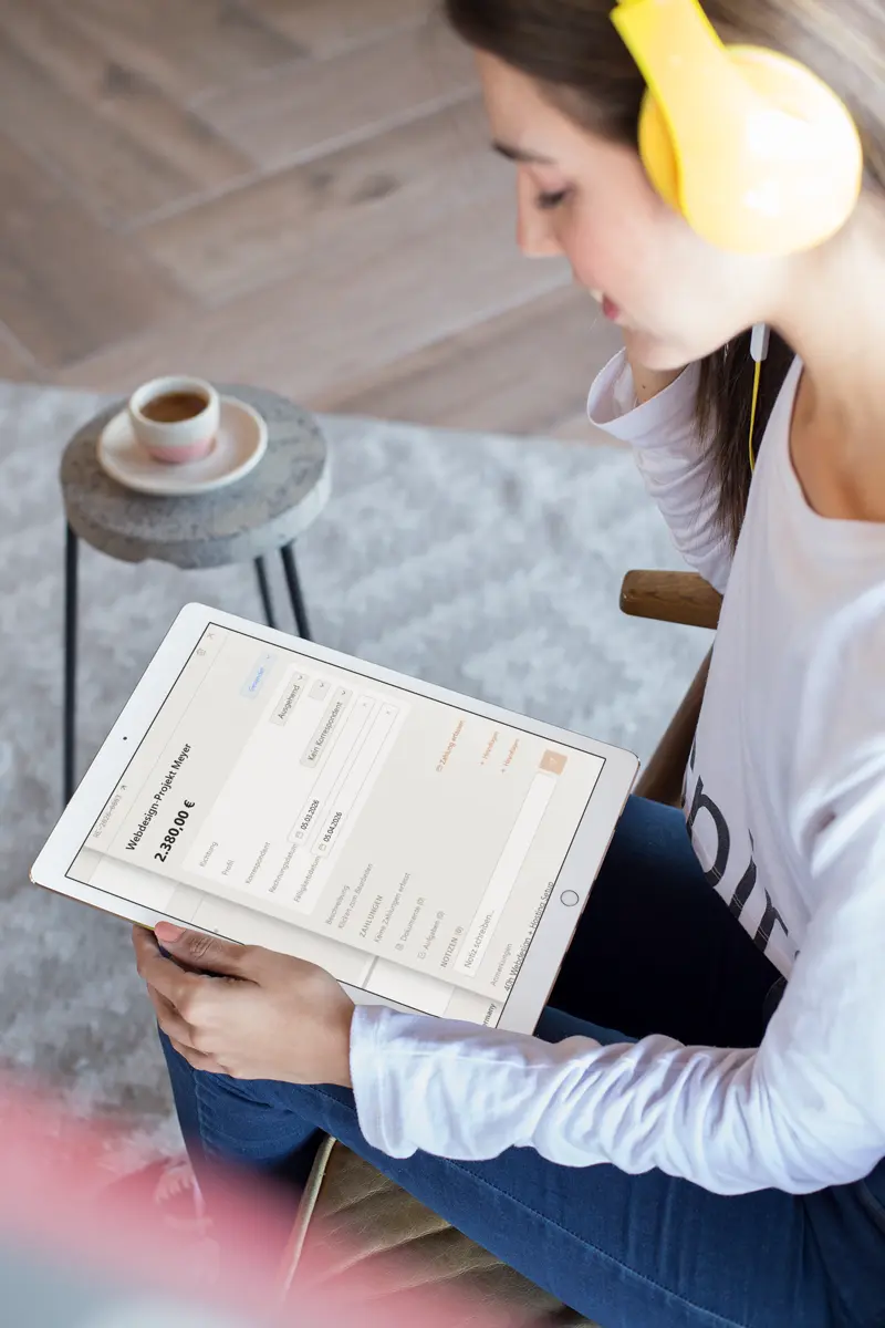 Rechnungen auf dem iPad